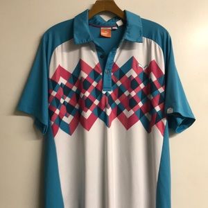 Puma sport Cool Cell polo tee shirt Sz L